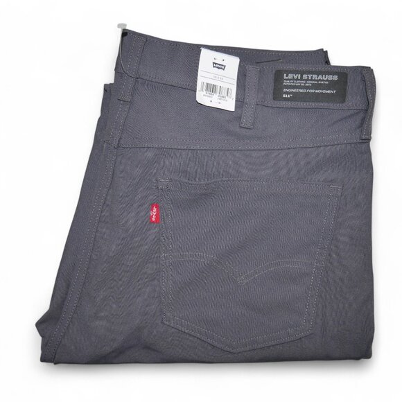 Levi's 511 Slim Fit Tech Pants Men's Size 38x34 Performance Stretch Gray NWT - Picture 1 of 11